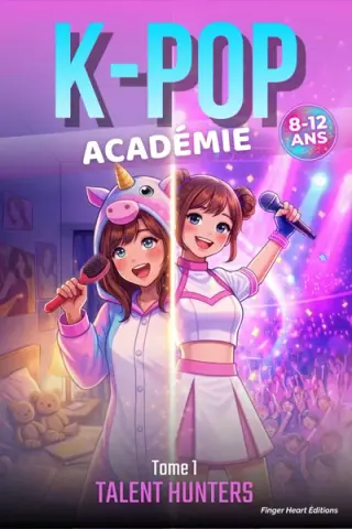 K-POP ACADÉMIE: Tome 1 - Talent Hunters. Roman jeunesse illustré en couleurs pour filles et garçons de 8 ans à 12 ans. Cadeau pour ados fans de musique, de danse et de fiction.