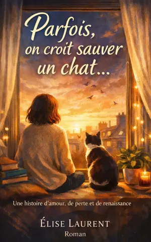 Parfois, on croit sauver un chat…: Une histoire douce, poétique et bouleversante sur l’amour, la perte et la reconstruction