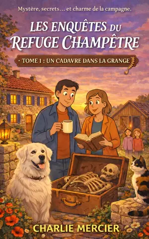 LES ENQUÊTES DU REFUGE CHAMPÊTRE – Tome 1 : Un cadavre dans la grange: Cosy mystery à la campagne, maison à secrets, amour interdit et enquête familiale en Ardèche