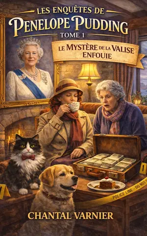 Les Enquêtes de Penelope Pudding – Tome 1 : Le Mystère de la Valise Enfouie: Un cosy mystery british hilarant, palpitant sur l’île de Jersey avec une détective excentrique et son chat aristocratique
