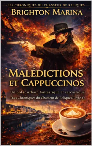 MALÉDICTIONS ET CAPPUCCINOS : Un polar urbain fantastique et sarcastique (Les Chroniques du Chasseur de Reliques, Livre 1)