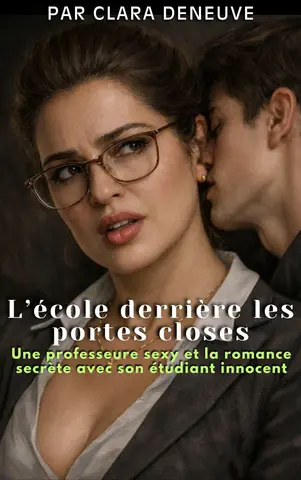 L’école derrière les portes closes: Une professeure sexy et la romance secrète avec son étudiant innocent