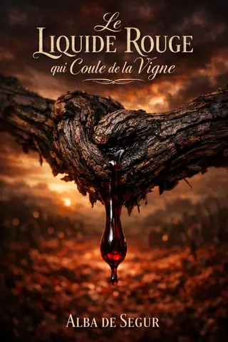 Le liquide rouge qui coule de la vigne