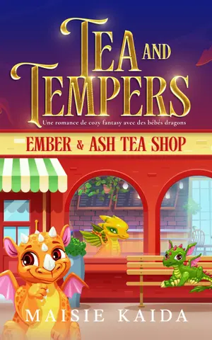 Tea & Tempers: Une romance de cozy fantasy avec des bébés dragons (Ember & Ash (Français) t. 1)