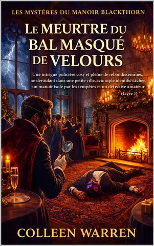 LE MEURTRE DU BAL MASQUÉ DE VELOURS: Un cosy mystery plein de rebondissements dans une petite ville, avec une identité cachée, un manoir assiégé par la ... (Les mystères du manoir Blackthorn t. 1)
