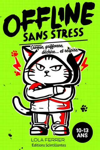 Offline Sans Stress – Le livre défouloir pour préados de 10 à 13 ans . Sans écran.: Mots mêlés, défis, coloriages et pages à déchirer pour décompresser. Cadeau original garçon fille 10 11 12 13 ans