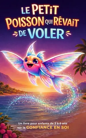 Livre pour enfants de 3 à 6 ans - Le petit poisson qui rêvait de voler.: Histoire du soir illustrée sur la confiance, le courage et le sens de l'amitié.