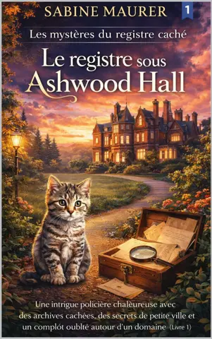Le registre sous Ashwood Hall: Une intrigue policière chaleureuse avec des archives cachées, des secrets de petite ville et un complot oublié autour d'un ... (Livre 1) (Les mystères du registre caché)