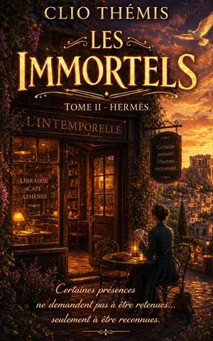 Les Immortels — Tome II : Hermès: Le passage qui revient — Une romance cosy et mythologique au cœur d’Athènes