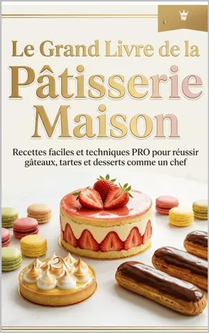 Le Grand Livre de la Pâtisserie Maison : Recettes Faciles et Techniques PRO pour Réussir Gâteaux, Tartes, Crèmes et Desserts comme un Chef: Toutes les bases, les crèmes, les pâtes et les desserts