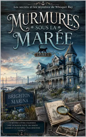 Murmures sous la marée: Un mystère côtier chaleureux avec un manoir hanté, des indices cachés et un duo mère -fille détectives (Livre 1) (Les secrets et les mystères de Whisper Bay)