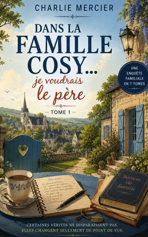 Dans la famille Cosy… je voudrais le père ! Tome 1: Un cosy crime drôle et addictif — 7 personnages, 1 famille, 1 secret