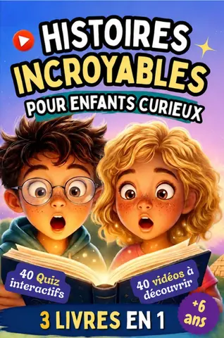 Histoires Incroyables pour Enfants Curieux: 3 livres en 1 : des récits véridiques et extraordinaires sur la science, les inventions et le corps humain - Avec quiz - À partir de 6 ans