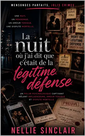 La nuit où j'ai dit que c'était de la légitime défense: Un polar psychologique captivant mêlant influenceurs, amour toxique et dispute mortelle (Mensonges parfaits, jolis crimes t. 1)