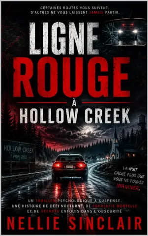 Ligne rouge à Hollow Creek: Un thriller psychologique à suspense, une histoire de défi nocturne, de poursuite mortelle et de secrets enfouis dans l'obscurité