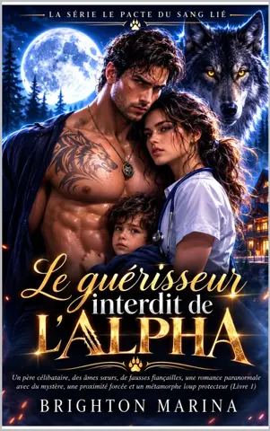 Le guérisseur interdit de l'Alpha: Père célibataire, âmes sœurs et romance paranormale avec un loup protecteur (Livre 1) (La série Le Pacte du Sang Lié)