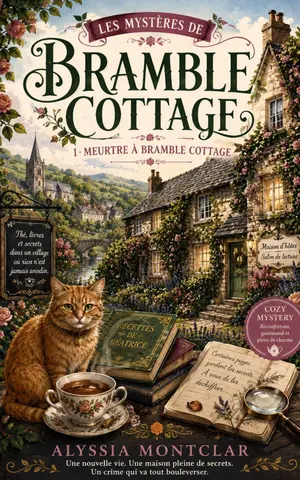 Les Mystères de Bramble Cottage — Tome 1 Meurtre à Bramble Cottage: Une correctrice parisienne, un cottage anglais, une bibliothèque verrouillée… et un meurtrier invité à prendre le thé.