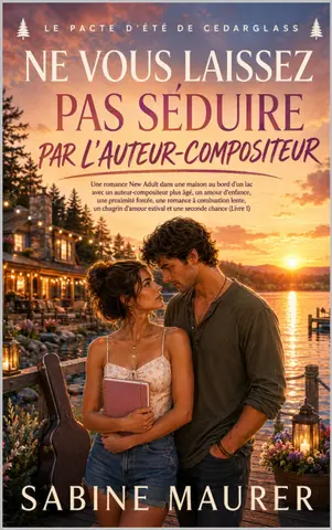 NE VOUS LAISSEZ PAS SÉDUIRE PAR L'AUTEUR-COMPOSITEUR: Romance New Adult au bord d’un lac avec un auteur-compositeur plus âgé, amour d’enfance, proximité ... (Livre 1) (Le pacte d'été de Cedarglass)