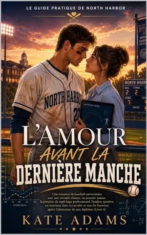 L'amour Avant La Dernière Manche: Une romance de baseball universitaire avec seconde chance, premier amour, pression du repêchage et nouveau départ (Livre 4) (Le guide pratique de North Harbor)