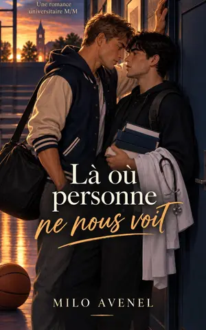 Là où personne ne nous voit.: Une romance M/M universitaire entre rivalité, basket et amour secret