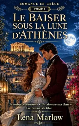 Le baiser sous la lune d'Athènes: Une romance historique entre Athènes et Santorin (Romance en Grèce t. 1)