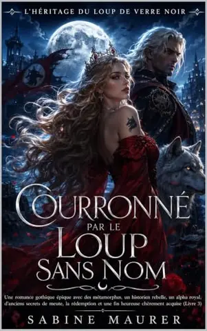 Couronné par le Loup sans nom: Une romance gothique épique avec une historienne rebelle, un alpha royal et d’anciens secrets de meute (Livre 3) (L'héritage du loup de verre noir)