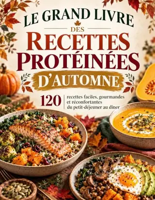 Le Grand Livre des Recettes Protéinées d’Automne: 120 Recettes Faciles, Gourmandes et Réconfortantes du Petit-Déjeuner au Dîner