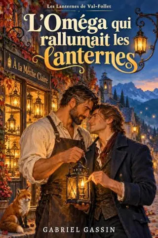 L'Oméga qui rallumait les lanternes: Une romance MM omegaverse cosy fantasy, ancien héros de guerre et forgeron au grand cœur (Les Lanternes de Val-Follet t. 1)