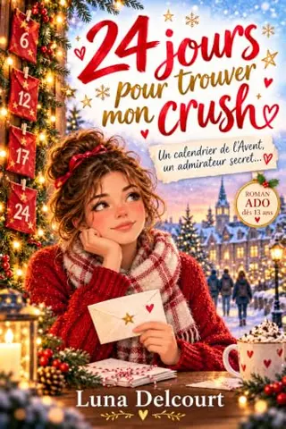 24 jours pour trouver mon crush Un calendrier de l'Avent, un admirateur secret...: Une romance de l’Avent cosy : premiers amours, regards volés et mots non dits